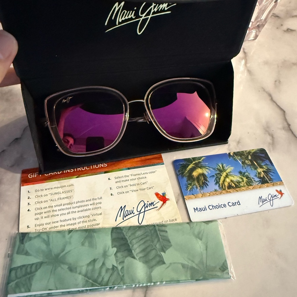 Maui Jim Sunglasses with Purple Lenses